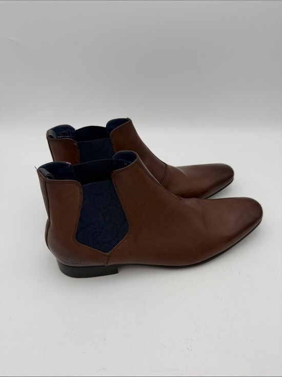 Ted baker Men\'s Brown Leather Chelsea Boots - Classic Formal Slip-On office main image 5